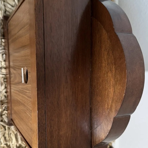 Westminster Mantle Clock Wood Quartz Tempus Fugit With Dual Chime 19x15 Large - Picture 10 of 12